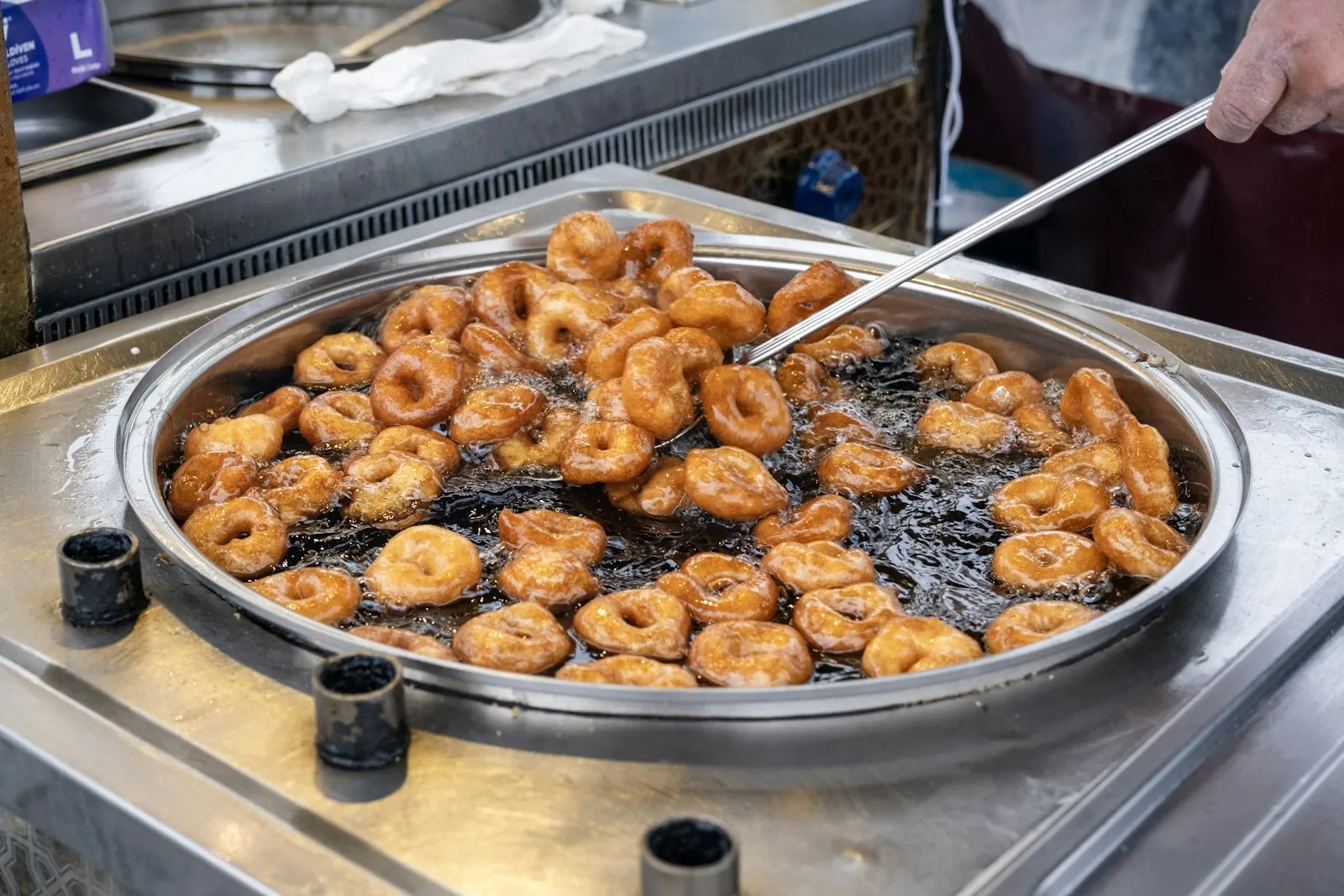 Loukoumades — honey doughnuts